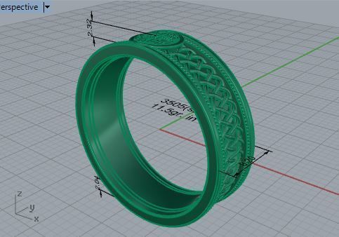 Loyalty ring 3505 3D print model 3D print model_7