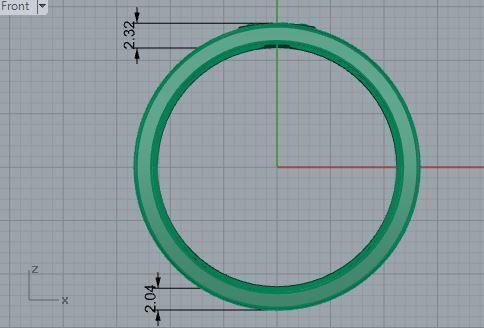Loyalty ring 3505 3D print model 3D print model_5