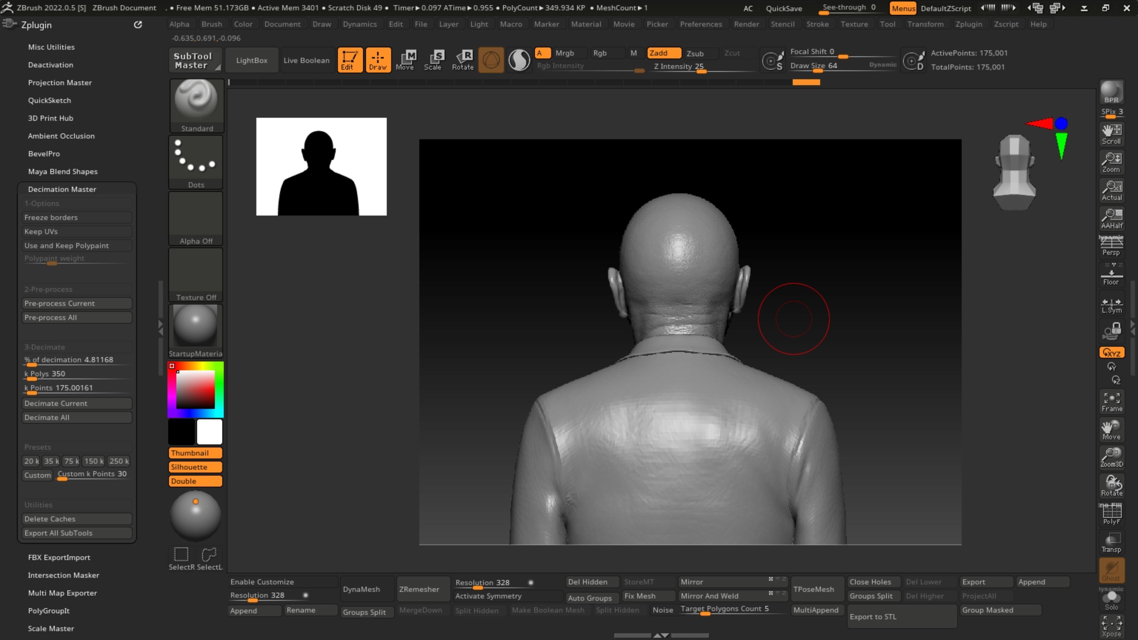 Anthony Hopkins for 3D print highly detailed 3D print model_13