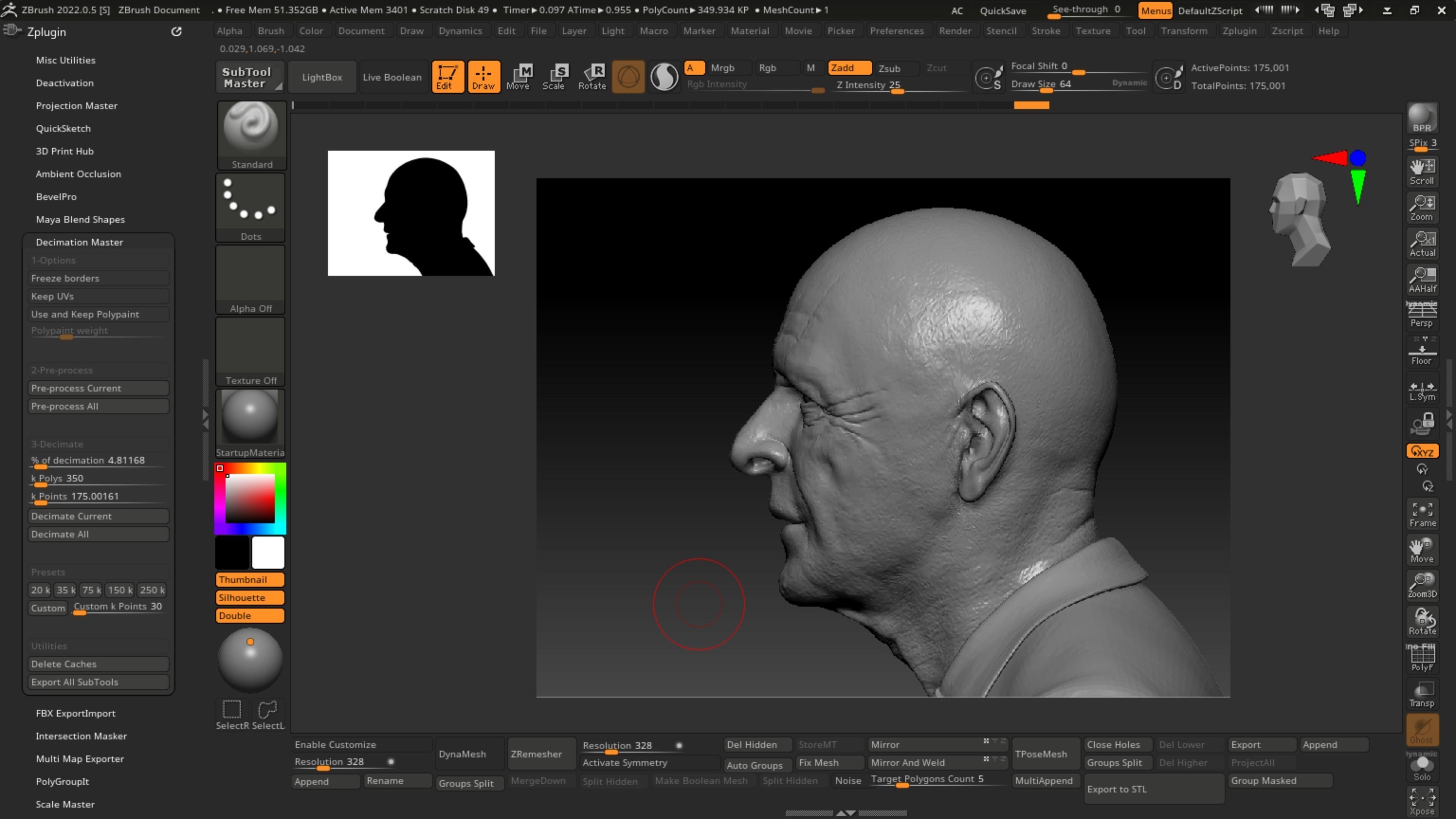 Anthony Hopkins for 3D print highly detailed 3D print model_3