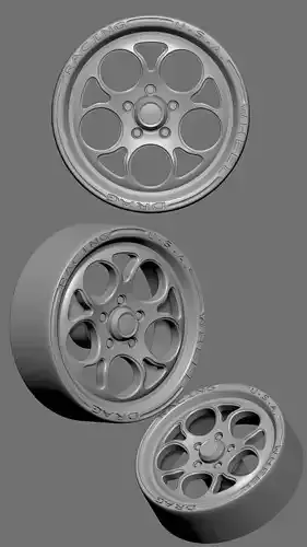 WHEEL FOR MINIATURE CAR  