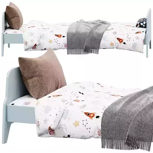 Retro Style Single Bed