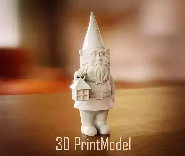 Garden Gnome - 3D Print Free 3D print model