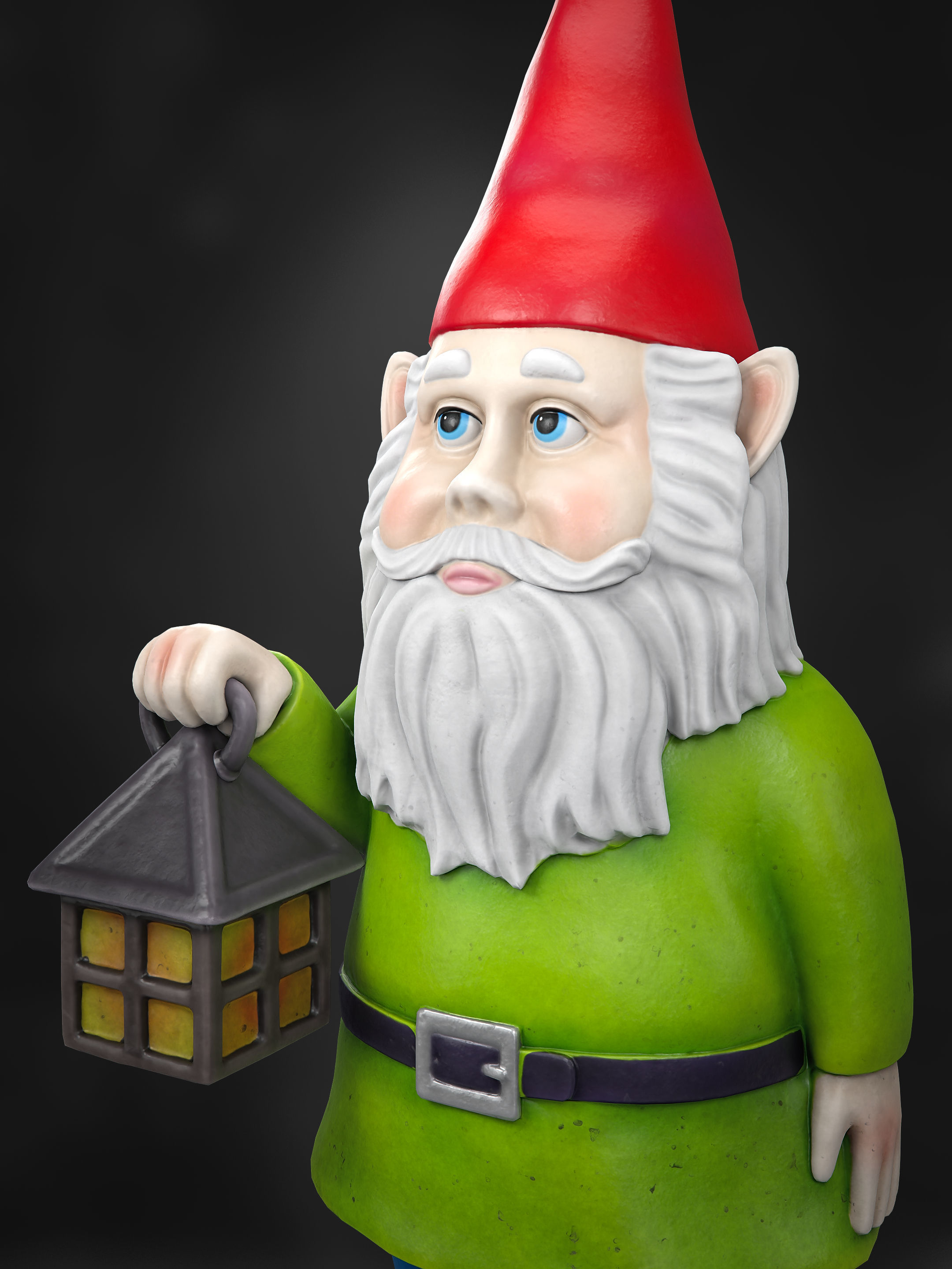 Garden Gnome - 3D Print Free 3D print model_4