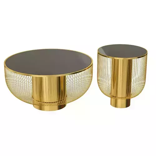 Nordic style wrought iron coffee tables for home