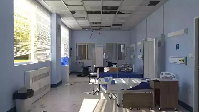 Abandoned Hospital Ward and Nurse station