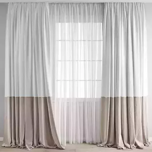 curtain 409 3D model
