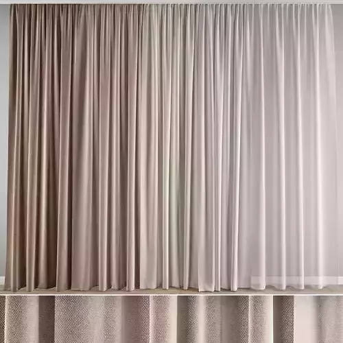 curtain 410 3D model
