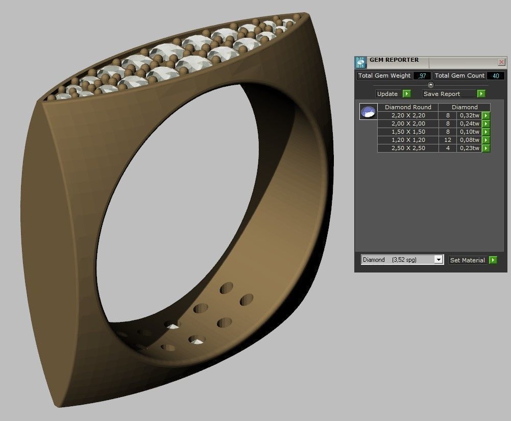 Ring Kate 3D print model_4