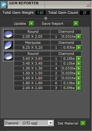Round diamond ring with stones 3509 3D print model 3D print model_8