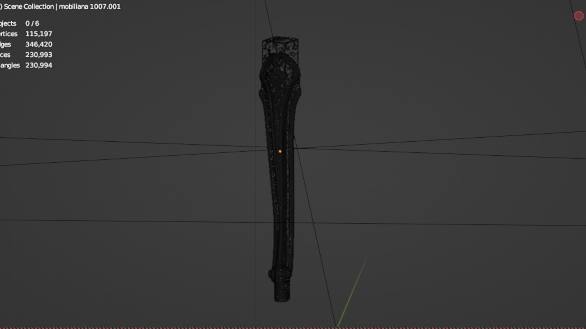 CNC table leg furniture 01 3D print model_6