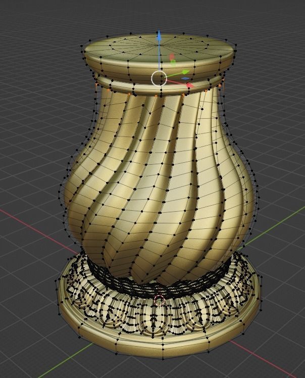 Furniture Leg 3D model_1