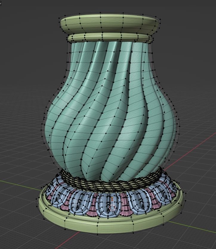 Furniture Leg 3D model_3