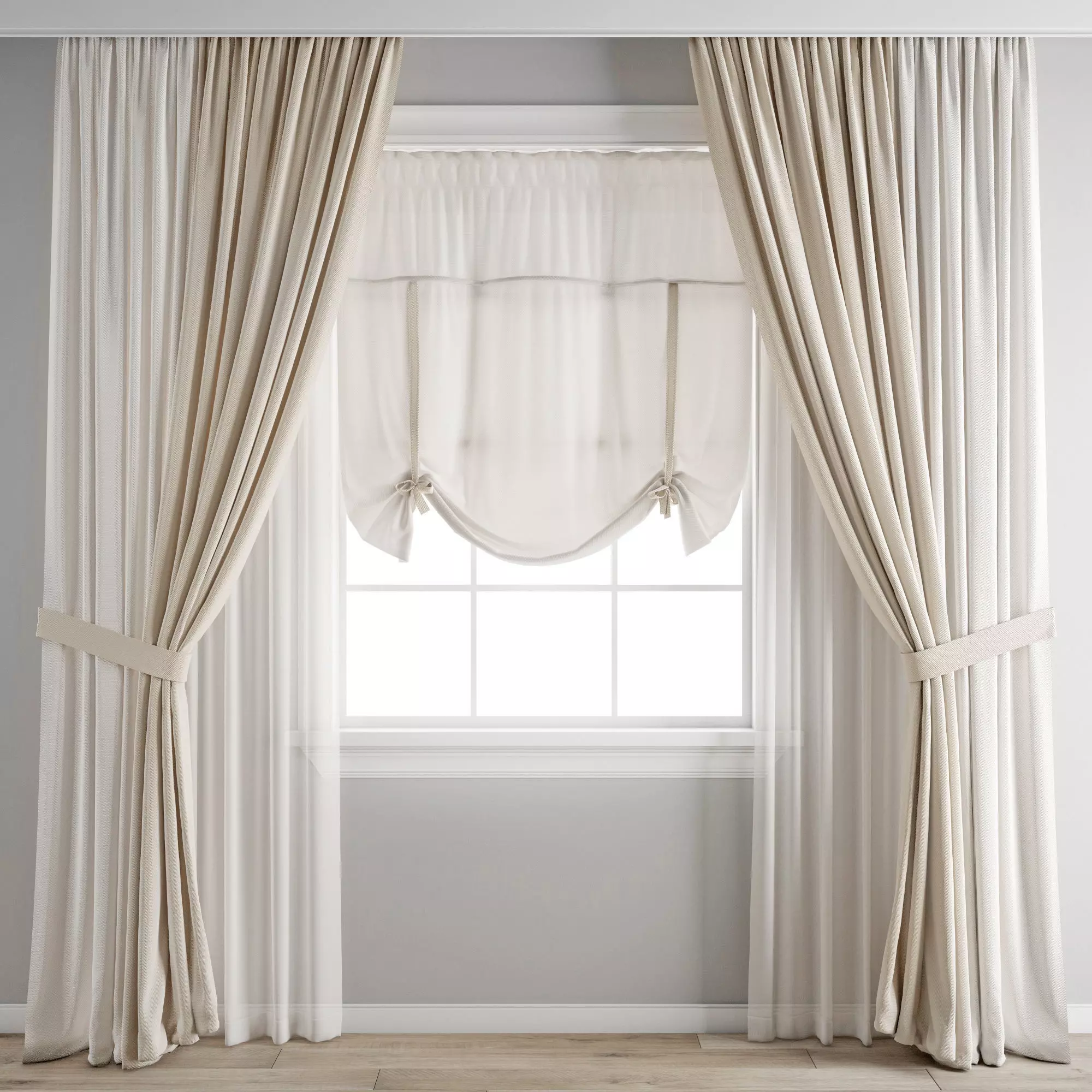 curtain 413 3D model_0