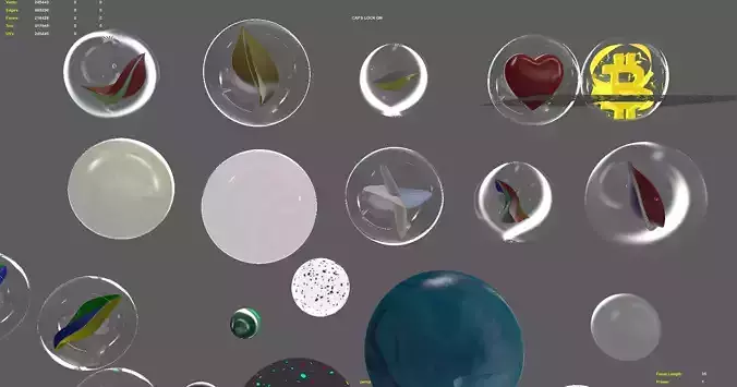 marbles toy 3D model