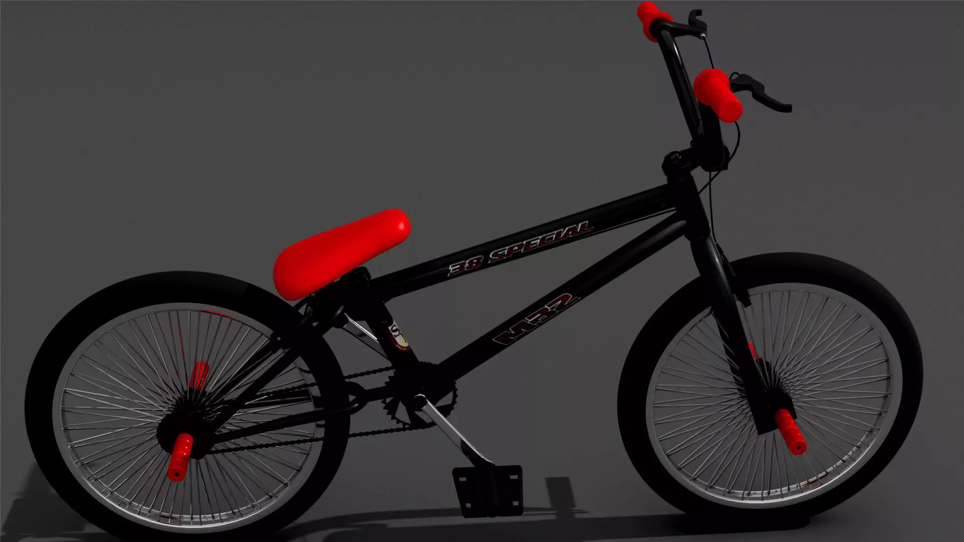 BMX Cycle 3D model_0