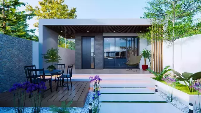 Modern Small House Plan 