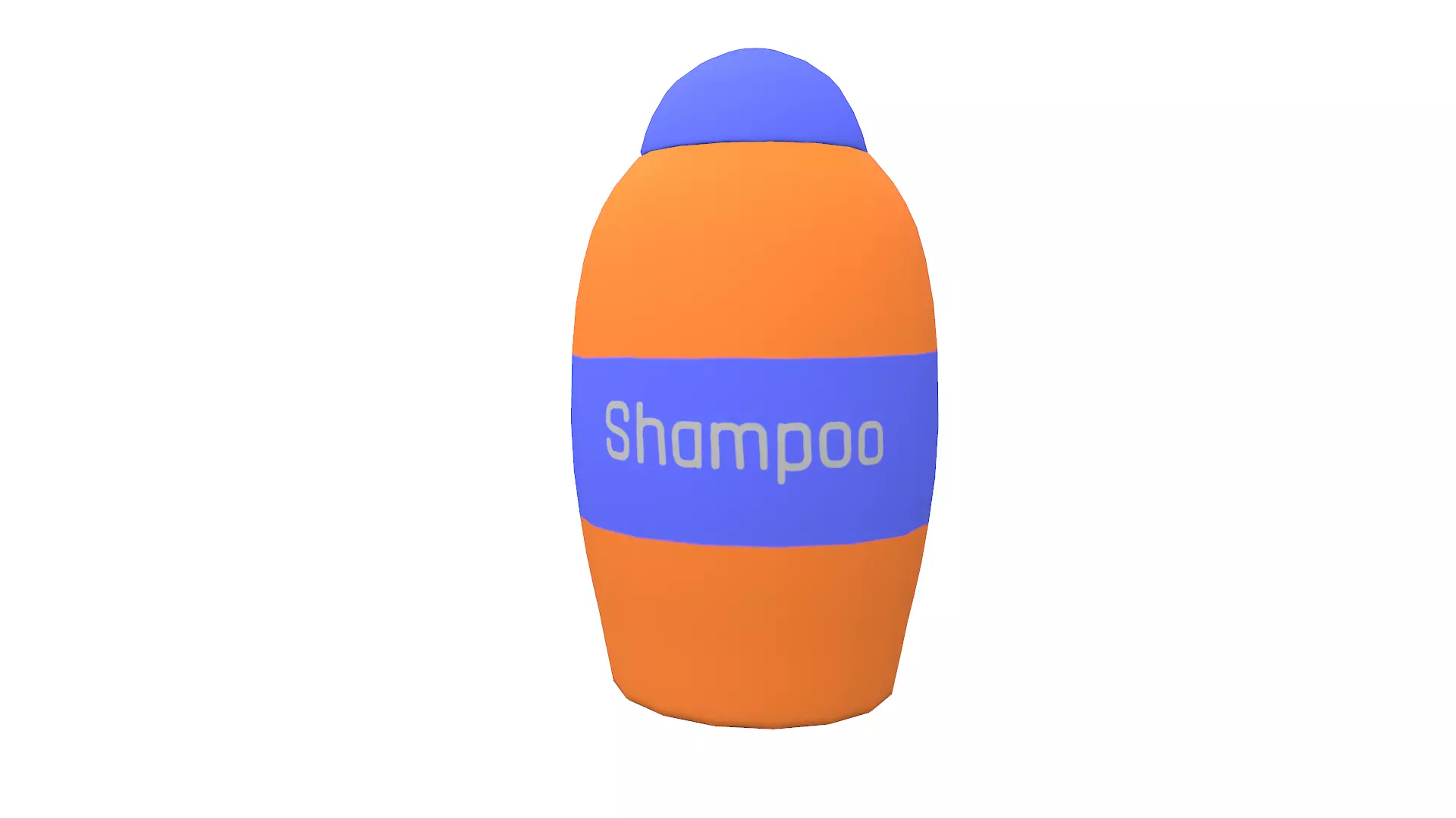 Shampoo bottle Free low-poly 3D model