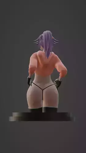 Yoruichi from bleach 3dprintable 3d model Free 3D print model