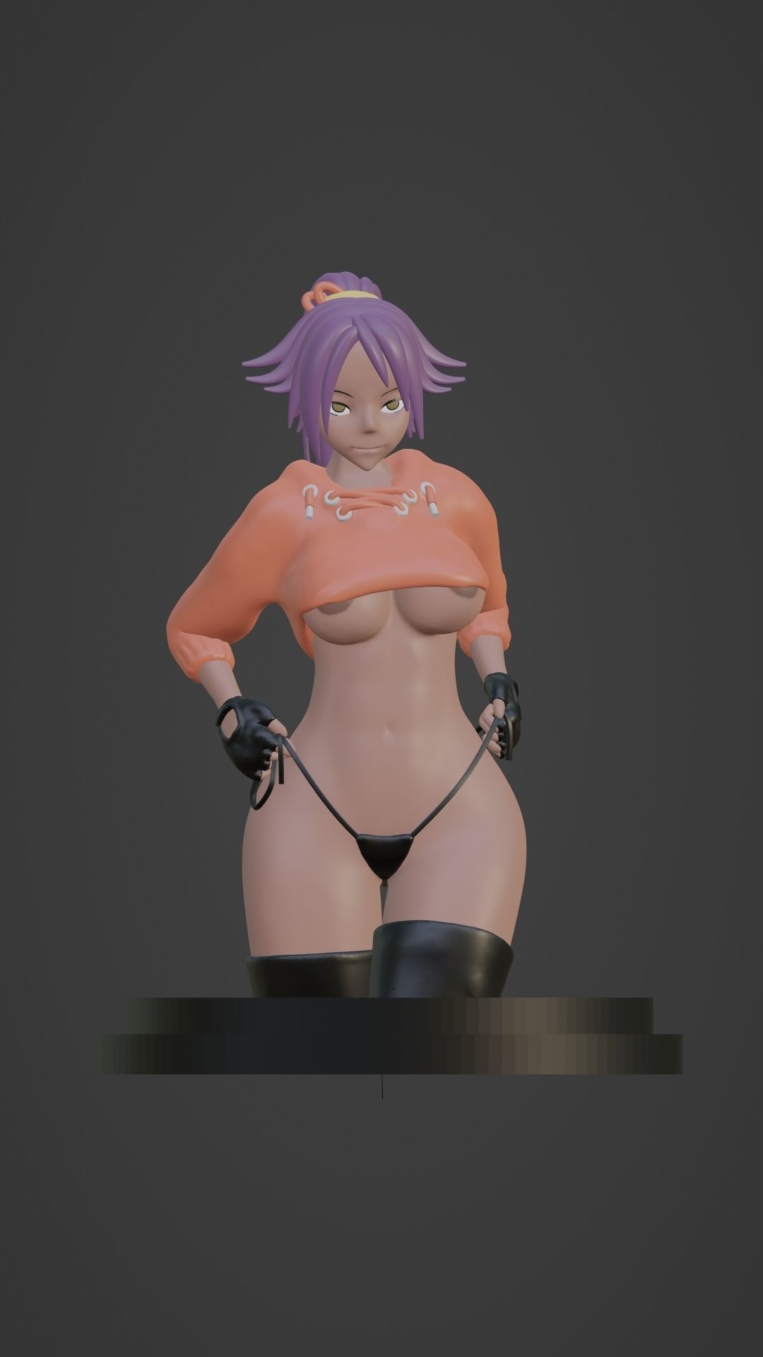 Yoruichi from bleach 3dprintable 3d model Free 3D print model_1