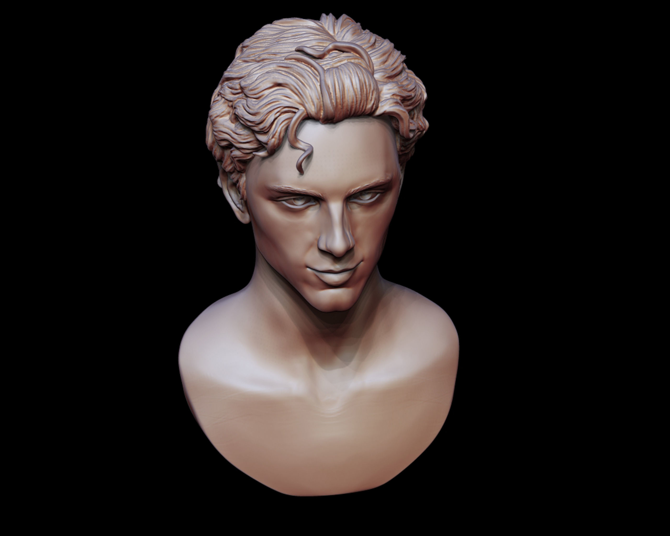 Timothee Chalamet bust sculpture 3D print model_16