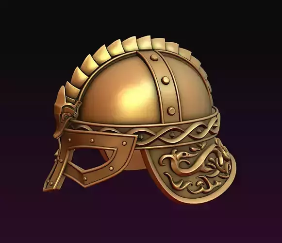 Viking Helmet 3D print model
