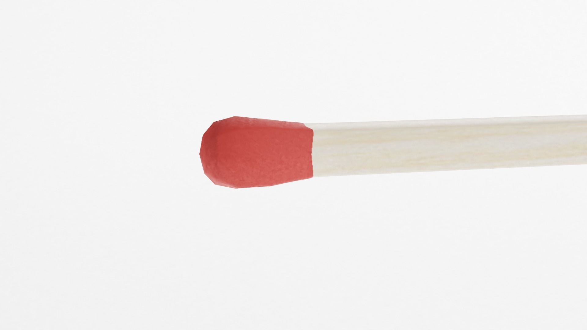 Matches - 3 Versions Low-poly 3D model_1