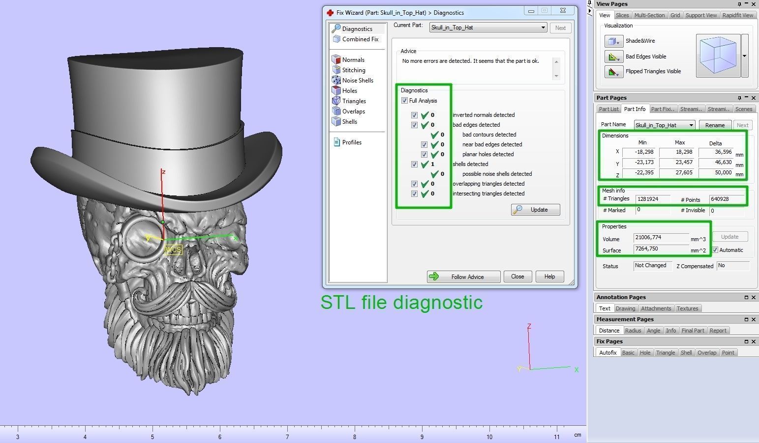 Skull Top Hat 3D print model_21