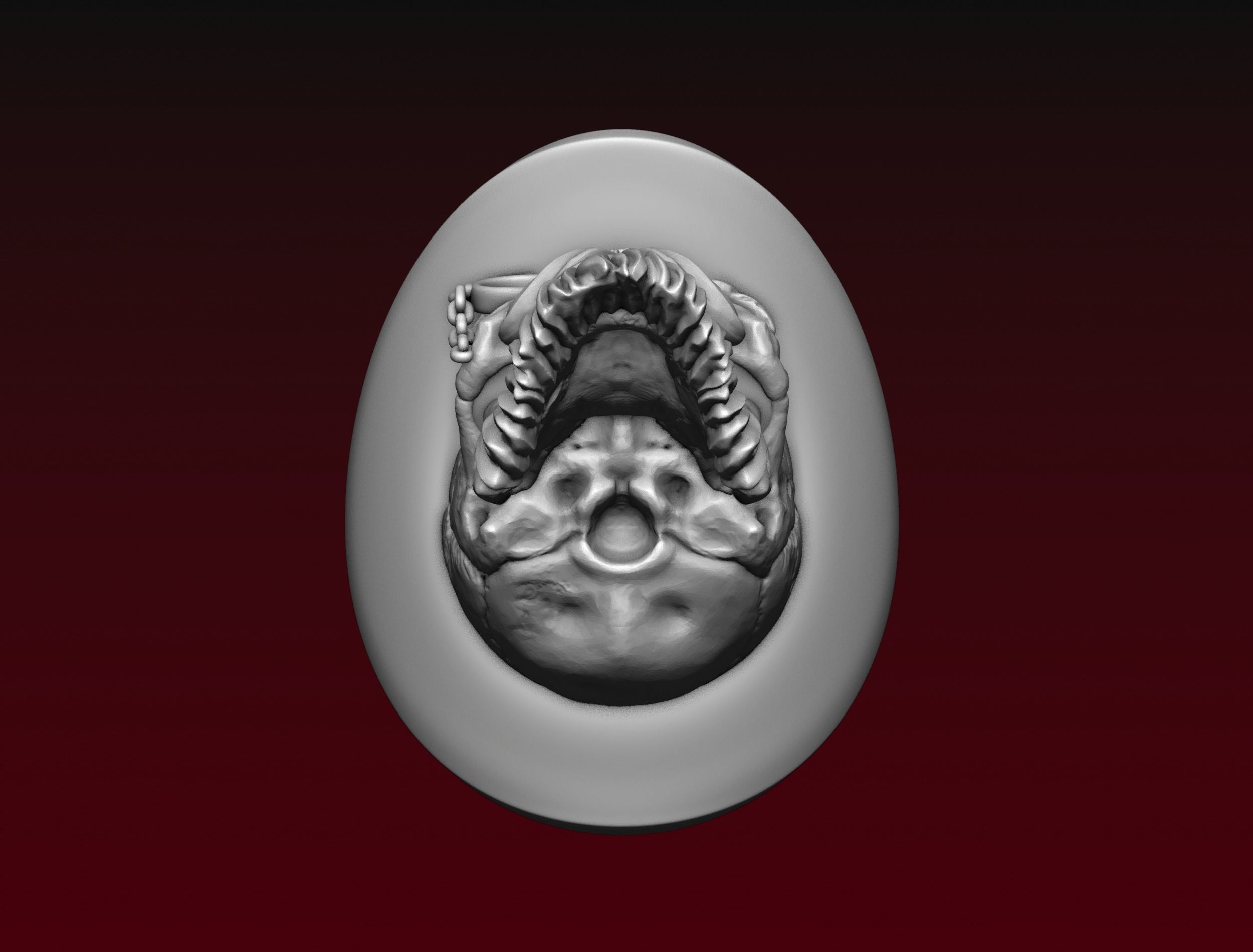 Skull Top Hat 3D print model_19