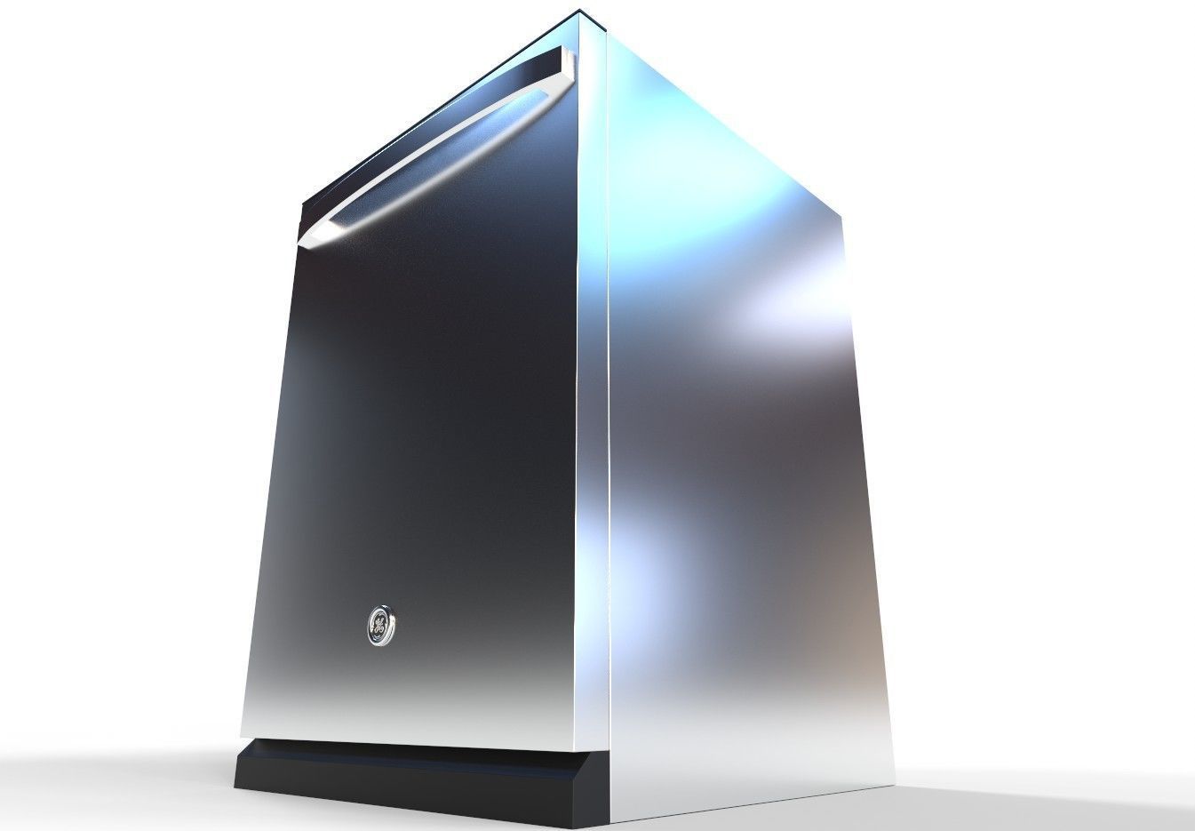 GE Top Control Dishwasher 3d Model 3D model_2
