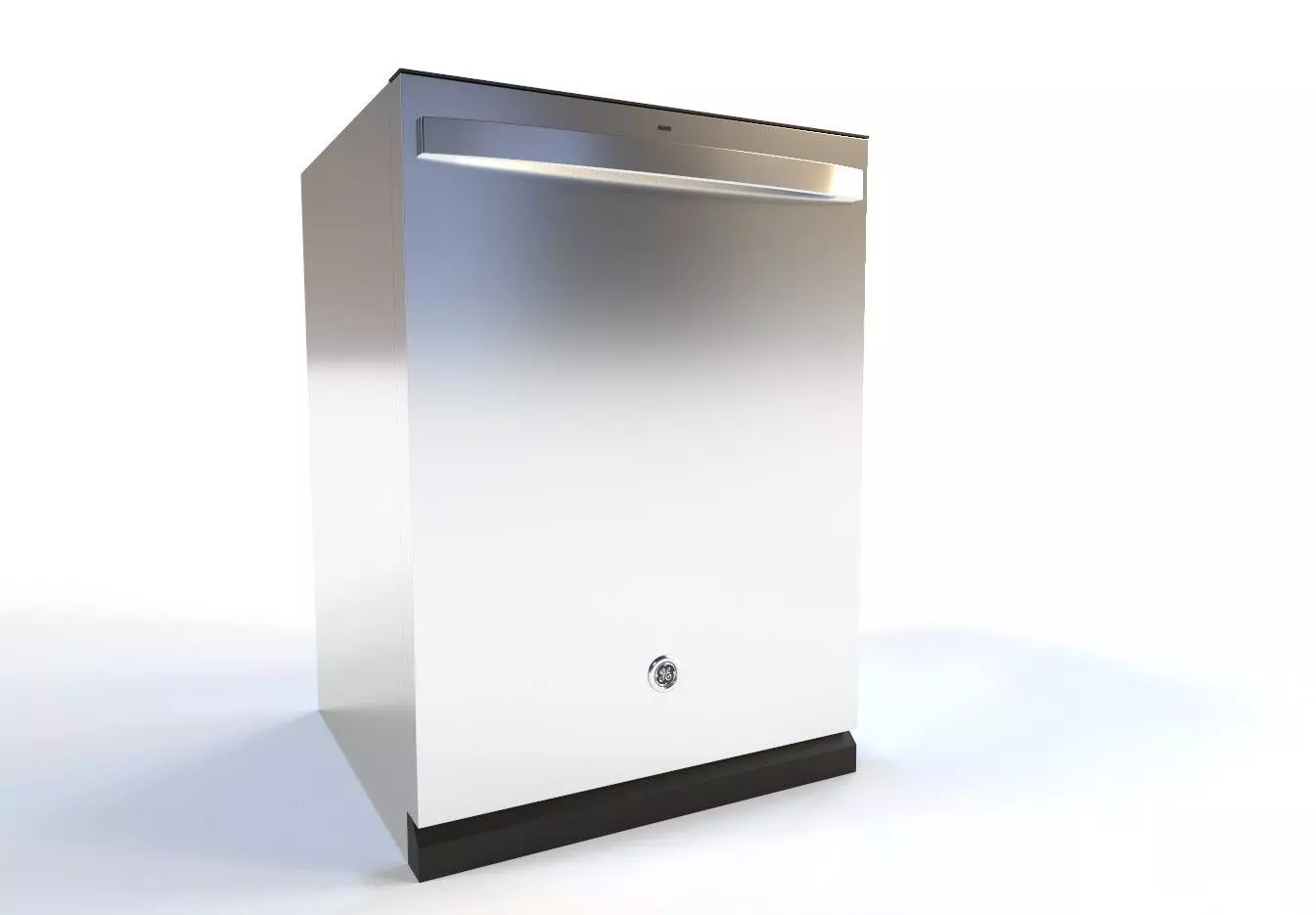 GE Top Control Dishwasher 3d Model 3D model_0