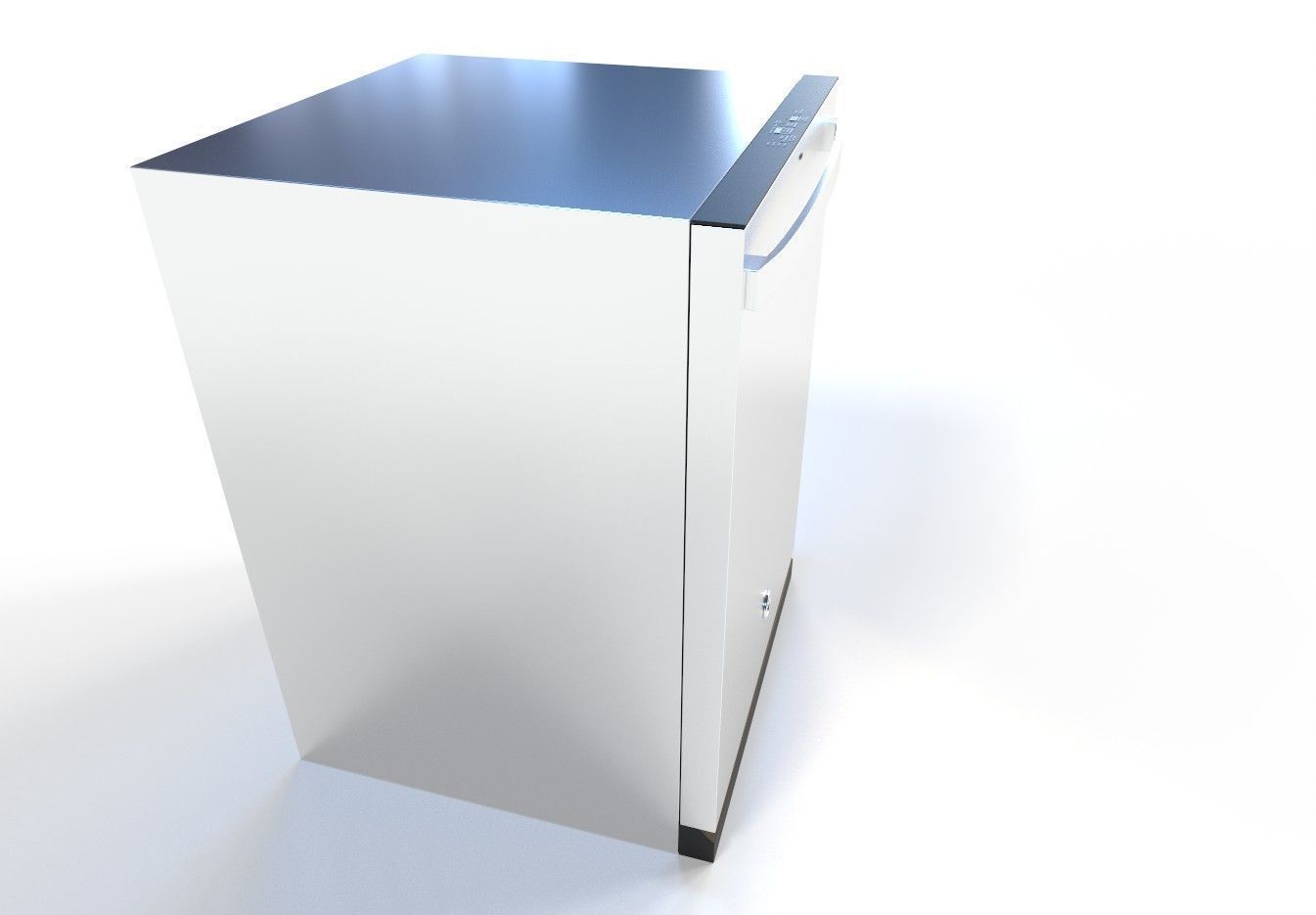 GE Top Control Dishwasher 3d Model 3D model_3