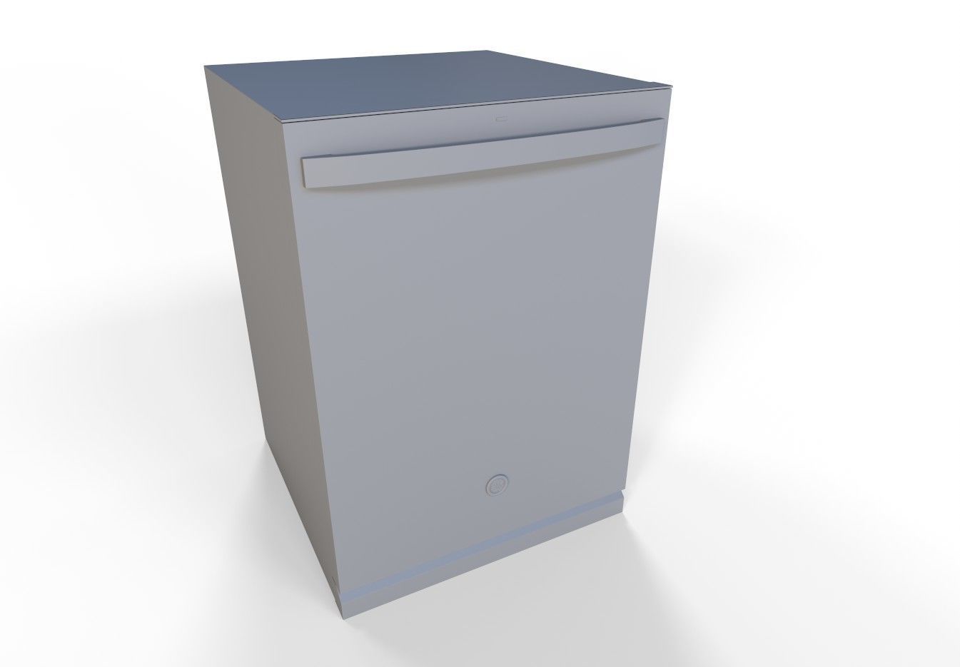 GE Top Control Dishwasher 3d Model 3D model_4