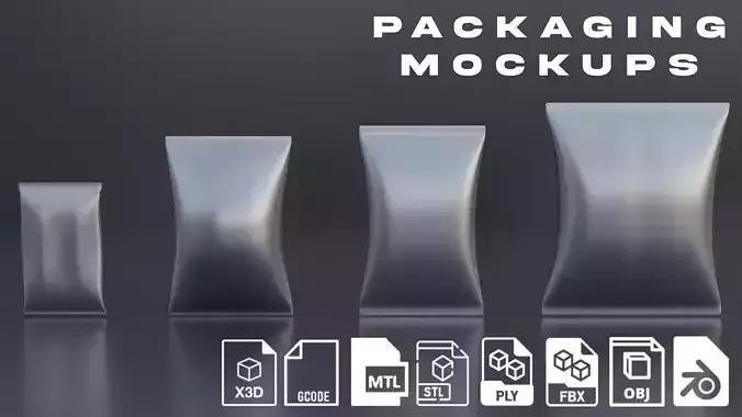 Packaging Mockups 3D model