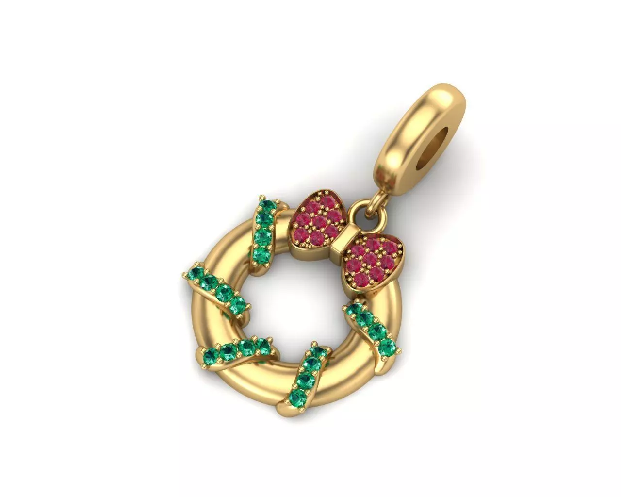 Pandora christmas wreath 3D print model_0