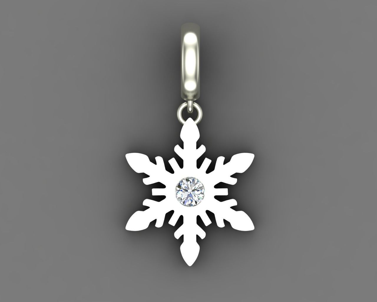 Pandora snowflake 3D print model_10