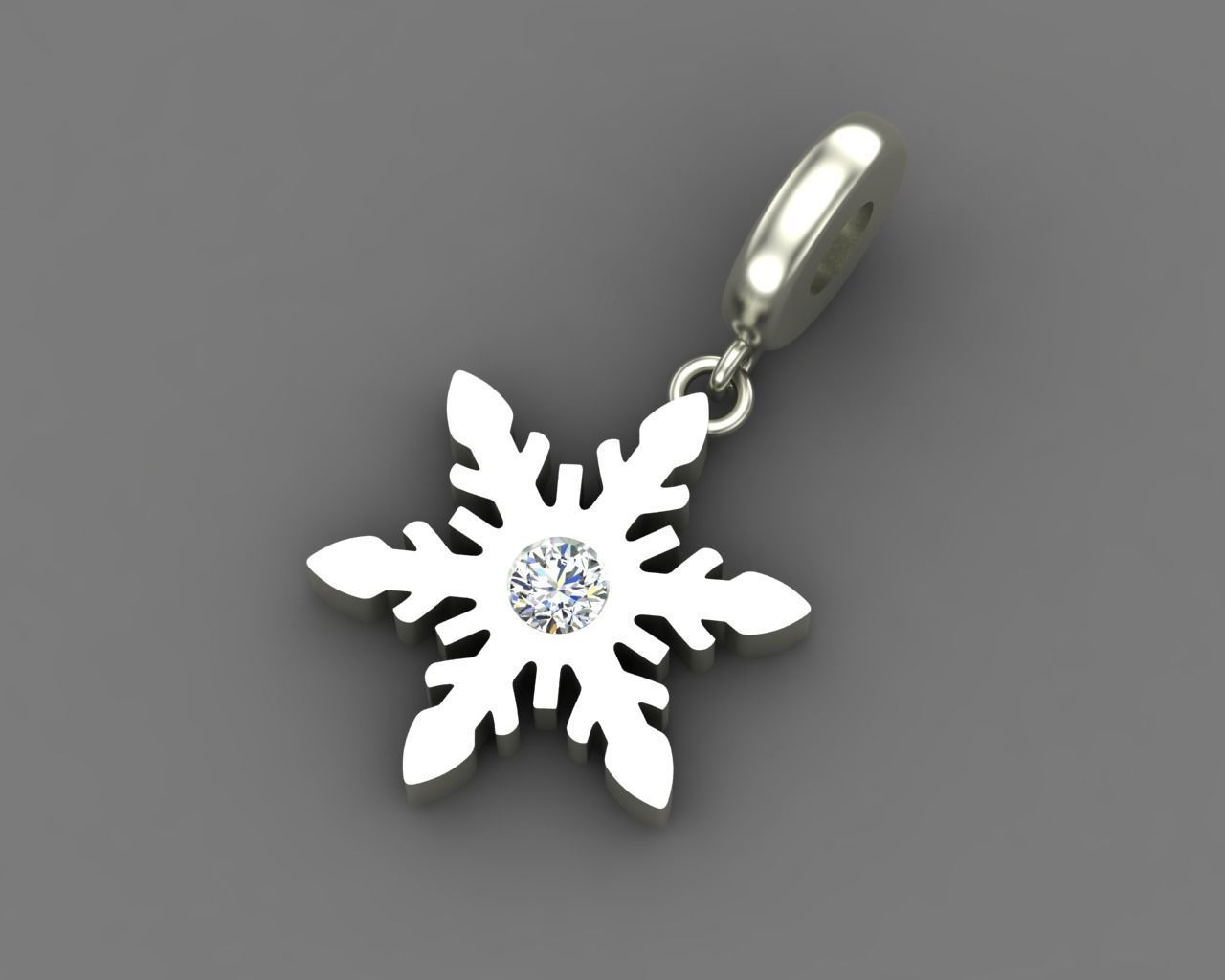 Pandora snowflake 3D print model_9