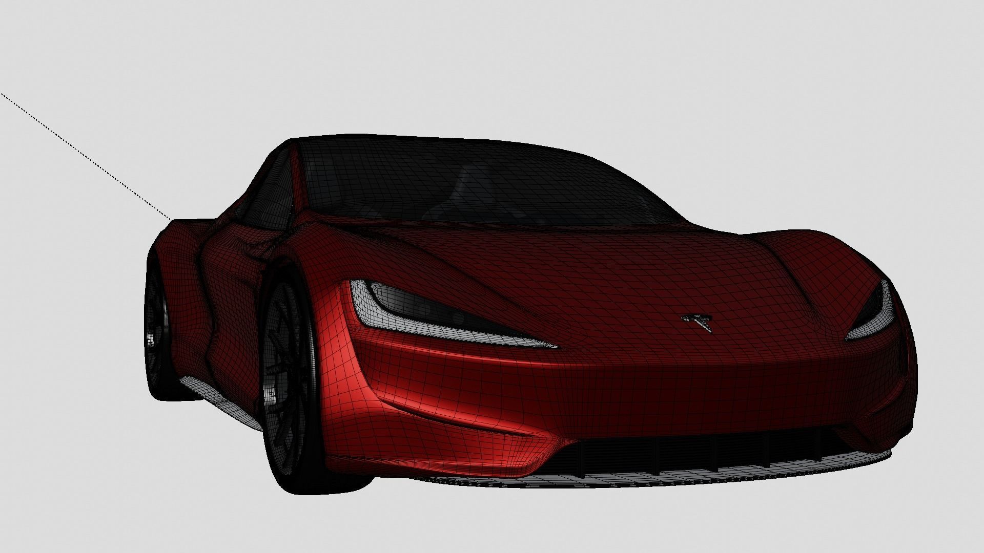 Tesla cars models collection 3D model_25