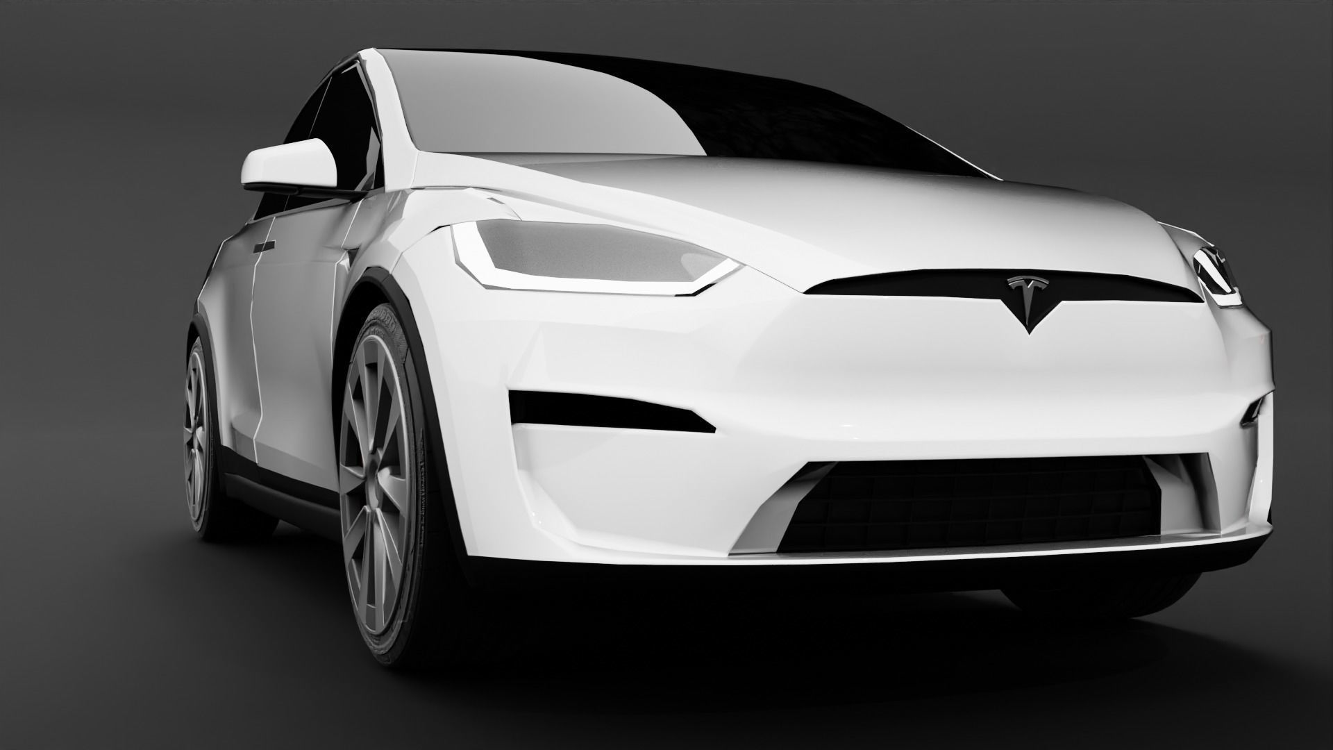 Tesla cars models collection 3D model_6