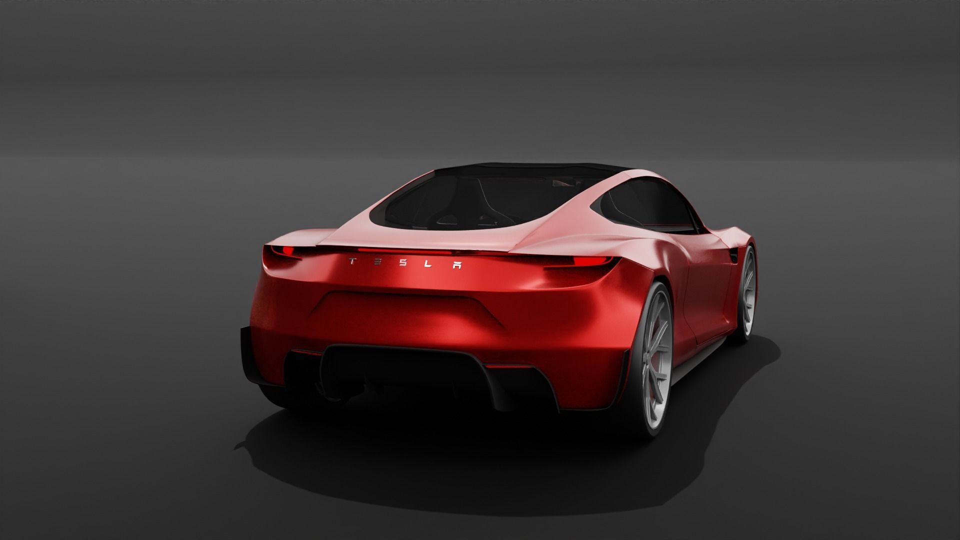 Tesla cars models collection 3D model_3