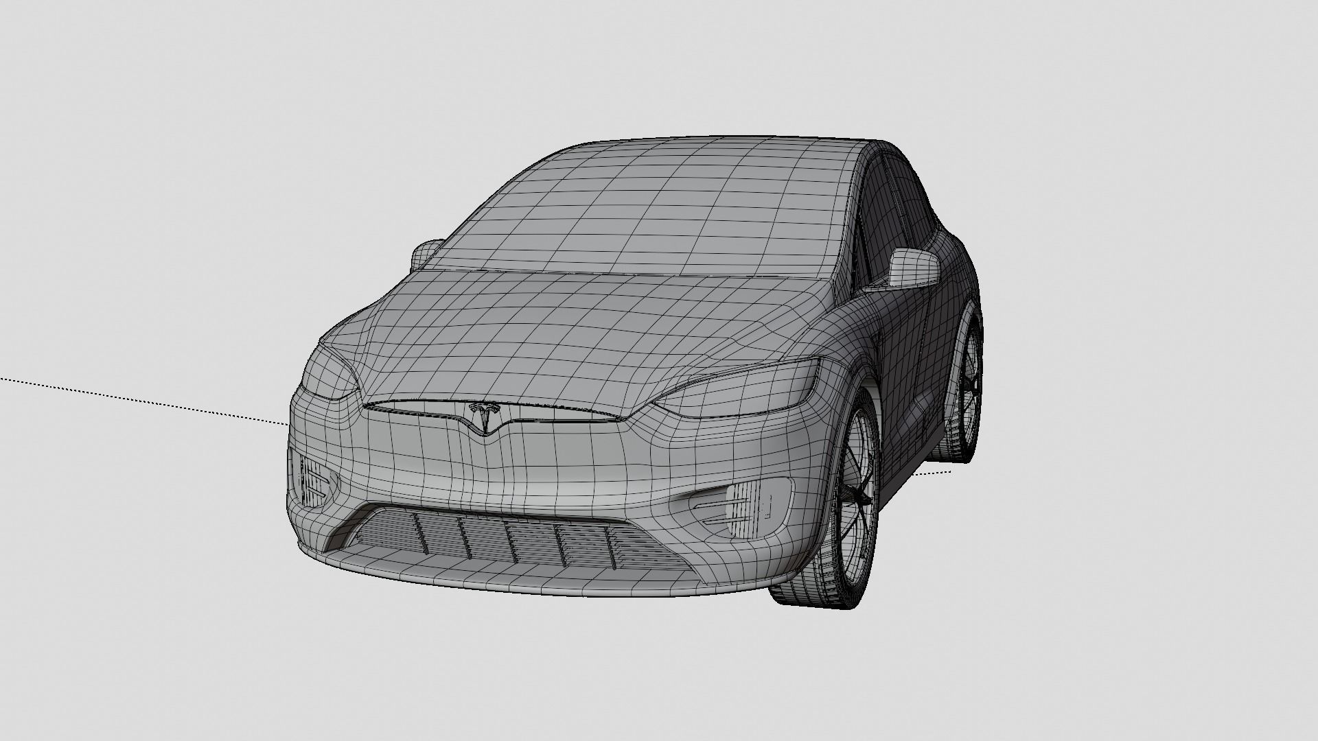 Tesla cars models collection 3D model_22