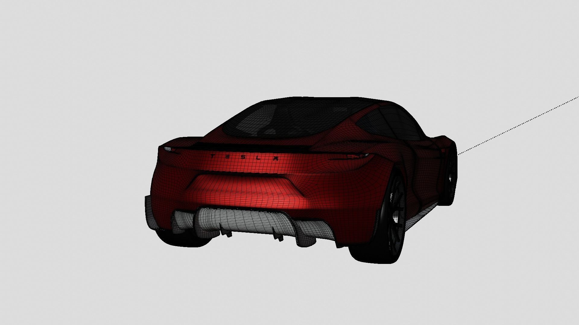 Tesla cars models collection 3D model_26