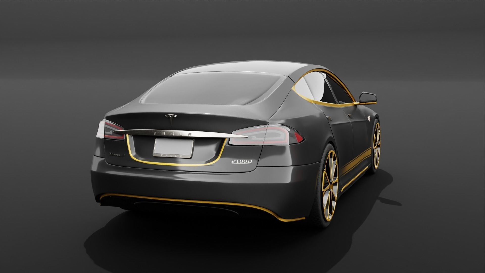 Tesla cars models collection 3D model_13