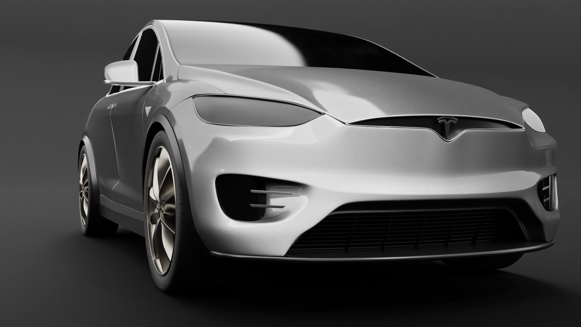 Tesla cars models collection 3D model_17