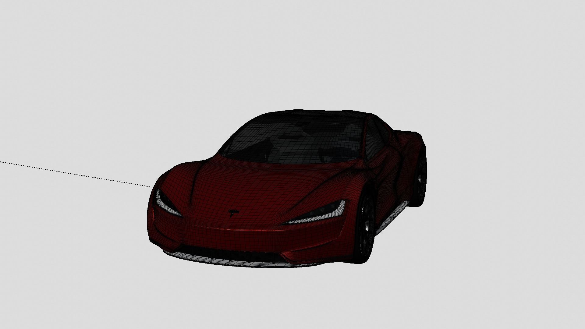 Tesla cars models collection 3D model_29