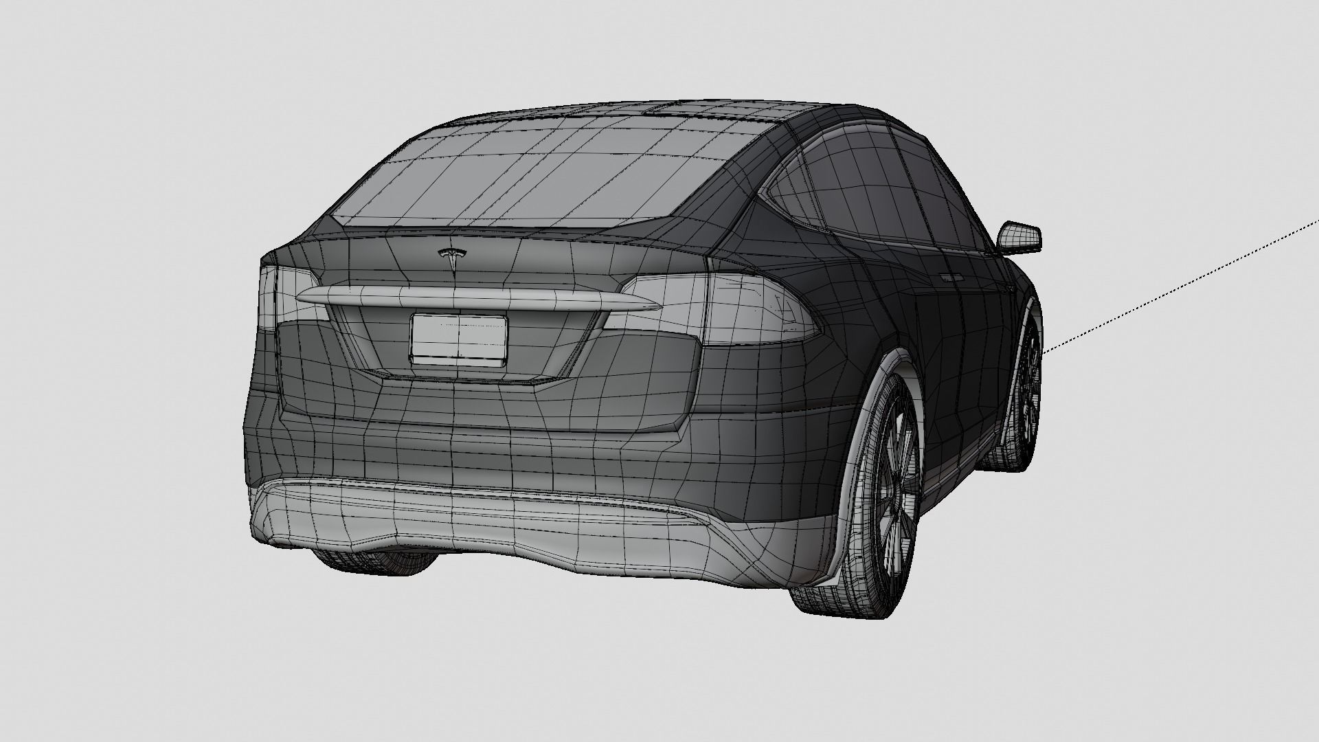 Tesla cars models collection 3D model_32