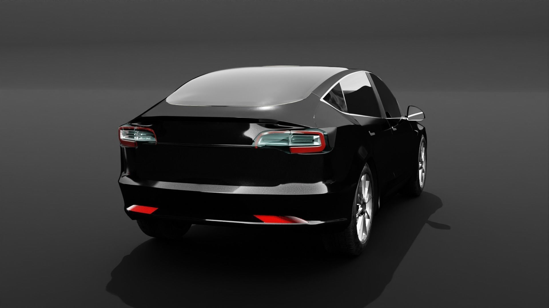 Tesla cars models collection 3D model_18