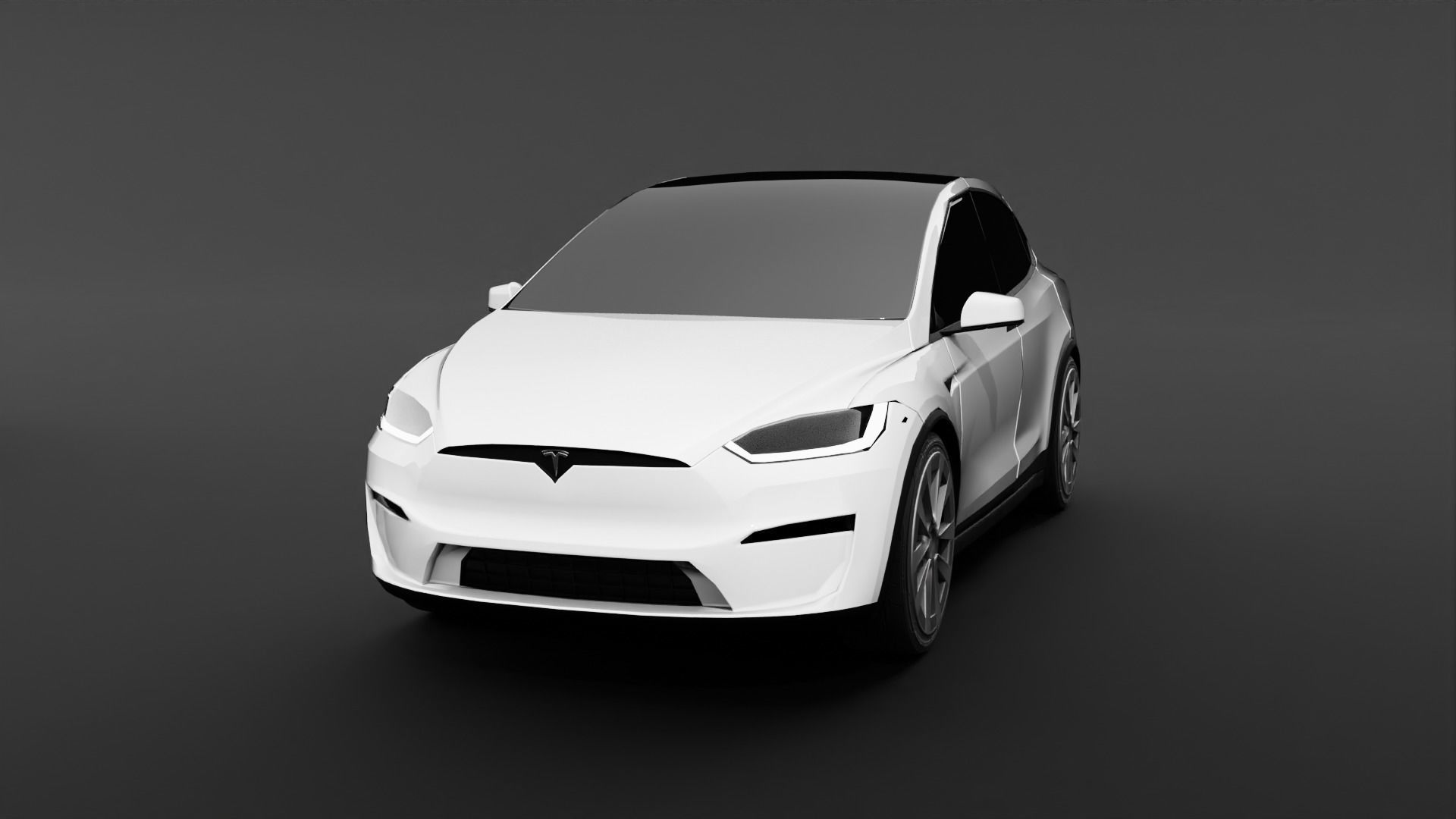 Tesla cars models collection 3D model_5