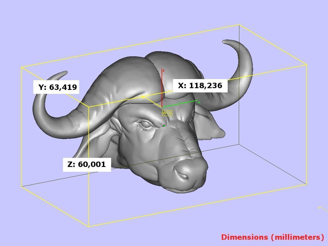 Cape Buffalo 3D print model_16