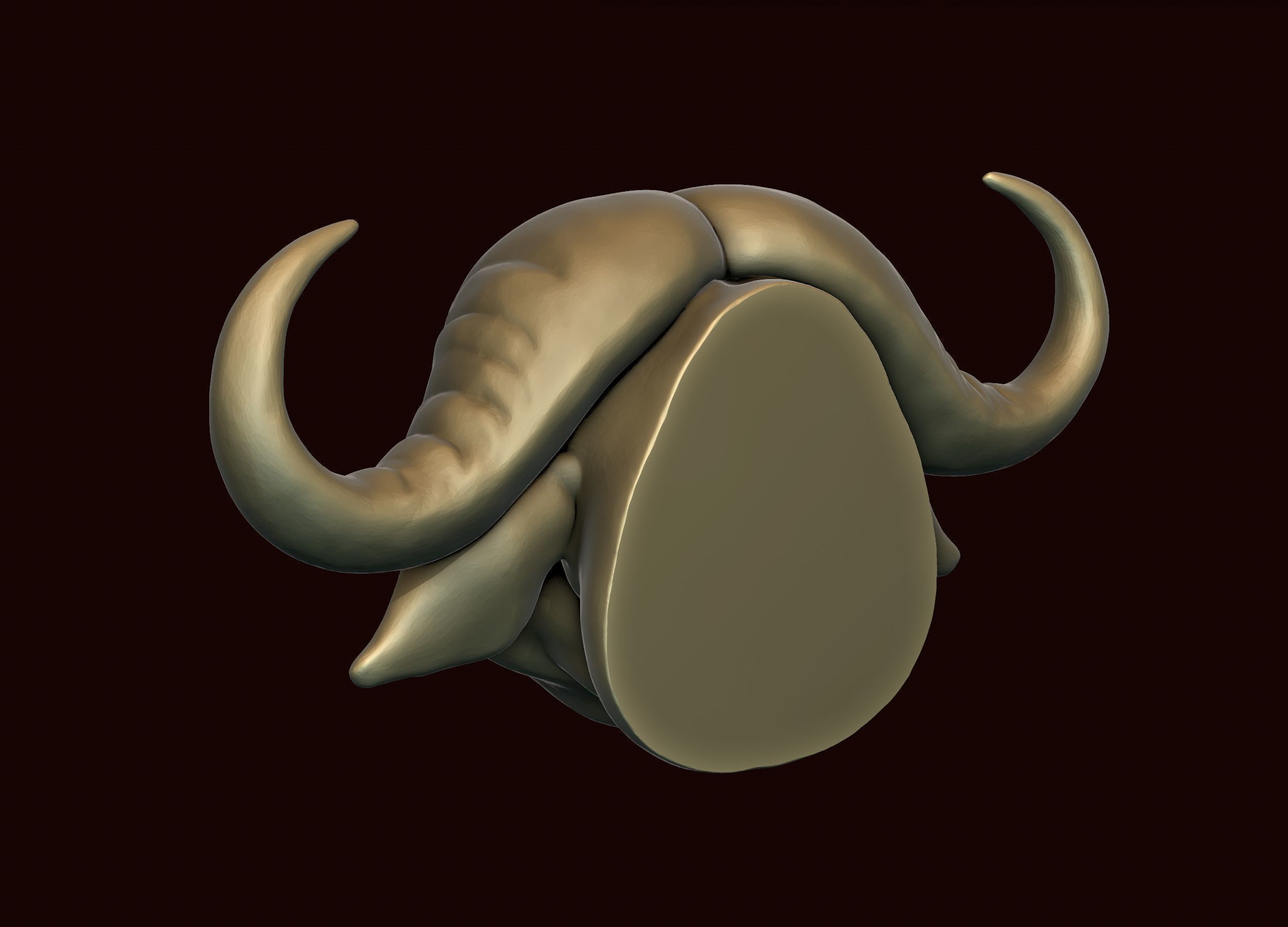 Cape Buffalo 3D print model_4